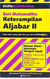 Image of Keterampilan Aljabar II